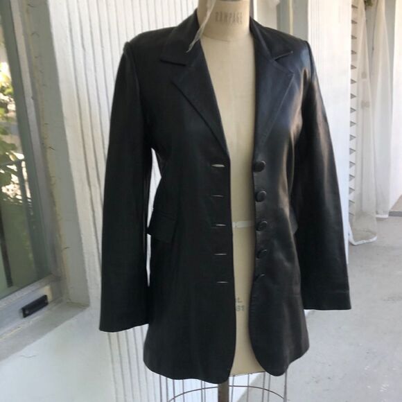 Vintage Leather Jacket - Picture 1 of 11